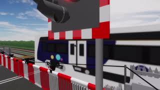 Tadcaster Level Crossing  North Yorkshire Roblox 07102024 [upl. by Atinob]