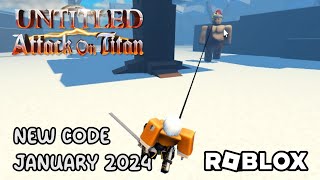 Roblox Untitled Attack On Titan New Code January 2024 [upl. by Aihsenyt64]