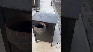 100 Fisher Papa Bear Wood Stove  Test Burn Before Install [upl. by Brenk]