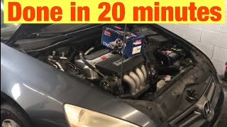 How To Replace A Starter On A 20022007 Honda Accord With A 24l Engine In Just 20 Minutes [upl. by Monreal971]