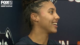 UConn star Azzi Fudd speaks on improvements made training camp and more  Full Interview [upl. by Papst776]