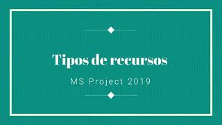 🔰 MS Project  Incorporar recursos [upl. by Solracsiul]