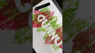 Name art shorts nameart leafart diy diyart aesthetic shortsfeed shortvideo trend artwork [upl. by Yblehs933]