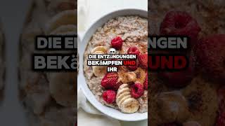 Haferflocken helfen den Cholesterinspiegel zu senken youtubeshorts gesundheit vorteile [upl. by Yrtnej]