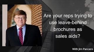 Are your reps trying to use leavebehind brochures as sales aids [upl. by Mayap686]