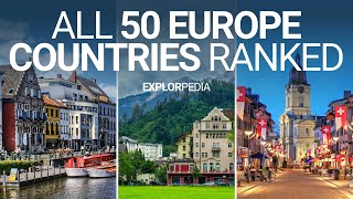 Ranking ALL 50 European Countries From WORST to BEST [upl. by Glynda]