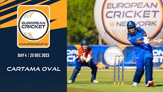 🔴 European Cricket ChampionshipW 2023  Day 4  T10 Live International Cricket  European Cricket [upl. by Hobbie123]