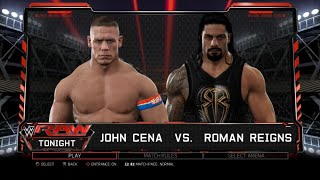 JOHN CENA VS ROMAN REIGNS WWE 2K17 [upl. by Goldman401]