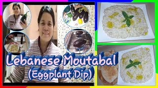 Lebanese Moutabal Eggplant Dip  Lebanese Cuisine  OFWLife  ElizaAlmanza [upl. by Lebazej]