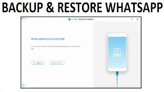 How to Backup amp Restore Whatsapp Messages amp Photos from iPhone [upl. by Cirek]