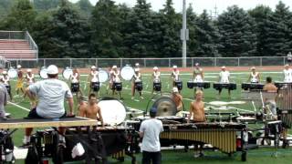 Phantom Regiment 2008  Allentown PA  Rehearsal  Drum Break [upl. by Yentihw]