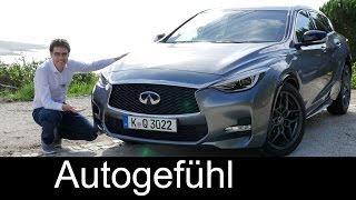 Allnew Infiniti Q30 FULL REVIEW test driven Q30S 20t amp Premium 22d  Autogefühl [upl. by Meggs375]