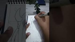 Drawing yamato one pieceanimesketch [upl. by Towbin422]