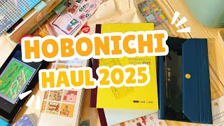 Hobonichi 2025 Haul Unboxing Notebooks and Covers and Accessories [upl. by Edita]