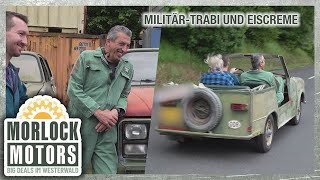 Zurechtgedengelt Der zweite MilitärTrabi in Michaels Sammlung  Morlock Motors [upl. by Kubis]