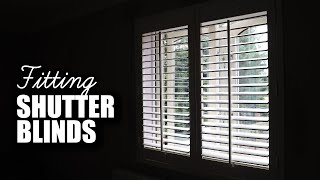 How To Fit Shutter Blinds  Made to Measure from Blinds2Go [upl. by Heywood50]