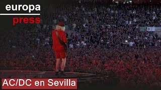 ACDC hace vibrar Sevilla con su hardrock en su primer concierto [upl. by Yee]