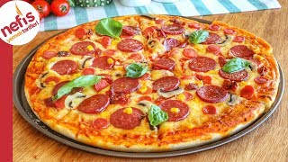 Abartmıyoruz 🏆 100000 Kişinin Denediği Tüm Zamanların En İyi Pizza Tarifi 🥇🙌🏻 [upl. by Merri]