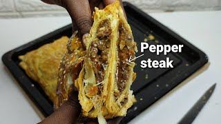 How To Make The JUICIEST Pepper Steak Pie  Wanna Cook [upl. by Elleina]