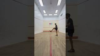 squash squashlife trickshot footballxsquash shorts reels aahadddd [upl. by Chace150]