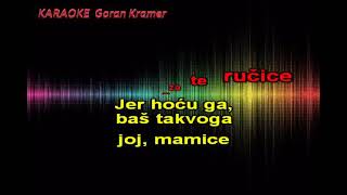 KARAOKE Lepa Brena  Perice moja merice [upl. by Nnylsaj456]