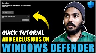 StepbyStep Guide Adding Exclusions to Windows Defender Security in Tamil 2023 [upl. by Gadmann]