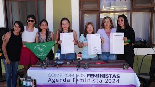 Firma de Agenda Feminista 2024 [upl. by Bren]