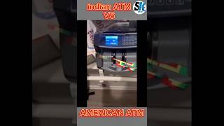 indian atm 🏧 vs American atm Machin 🤔😂  Who is the best atm 👍🙆 sorts viral [upl. by Ecinnaj78]