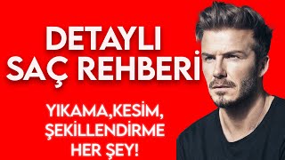 DETAYLI SAÇ REHBERİ  Saç Yıkama Saç Bakımı Saç Kesimi Saç Şekillendirme [upl. by Shandeigh]