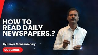 HOW TO READ DAILY NEWSPAPERS [upl. by Maury]