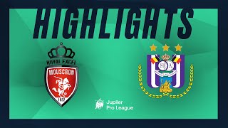 RE Mouscron  RSC Anderlecht hoogtepunten [upl. by Port]