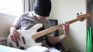 Prelude in C major  JS Bach  on bass guitar [upl. by Suhploda]