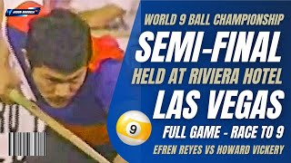 ⭐ Efren Reyes great classic full game World 9 Ball Championship semifinal efrenreyes jasonmaddela [upl. by Utimer]