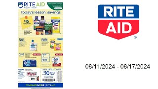 Rite Aid Weekly Ad US  08112024  08172024 [upl. by Ajani679]