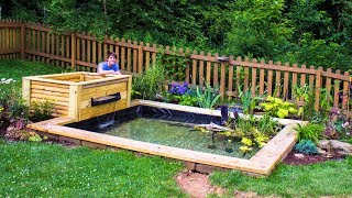 DIY Backyard Garden Pond [upl. by Schear]