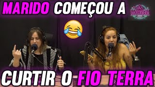 MARIDO começou a curtir o FIO TERRA  CORTES SACCOSSENA SHOW [upl. by Elum431]