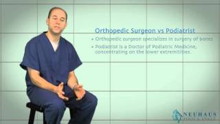 What is the Difference Between a Podiatrist and an Orthopedic Surgeon [upl. by Catha]