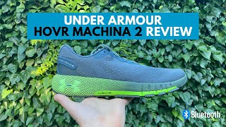 Under Armour HOVR Machina 2 Review  Bluetooth Running Shoes [upl. by Younger406]