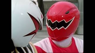 Power Rangers Dino Thunder Red Ranger vs White Ranger High Pitch [upl. by Picco]