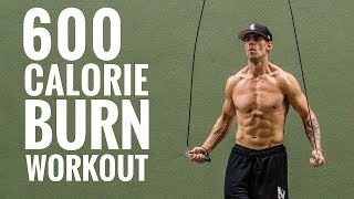 600 Calorie Burn Jump Rope Workout [upl. by Nnaeiram]