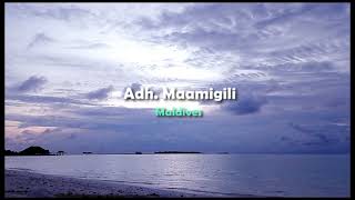 Maamigili Vaththundi Beach Maldives  ASMR  Sound of waves  Nature [upl. by Esma]