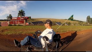 BICICLETA ELÉTRICA RECLINADA PARA CICLOTURISMO  TESTE DE 200 Km [upl. by As]