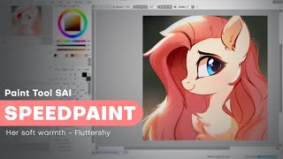 Her soft warmth Paint Tool Sai Speedpaint [upl. by Adnuahs]