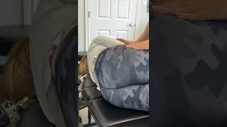 Satisfying cracks amp funny patient reaction chiropracticadjustment cracks [upl. by Roger]