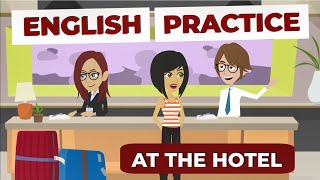 English Speaking Practice Classes with Conversations in English  Hotel Vocabulary and Sentences [upl. by Ytram]