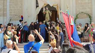 San Paolo di Civitate Italian festival USCITA DEL SANTO PATRONO SANTANTONIO DA PADOVA [upl. by Atnauqal]