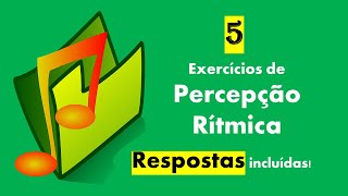 EXERCÍCIO DE PERCEPÇÃO RÍTMICA  SÉRIE 7A [upl. by Wanda750]