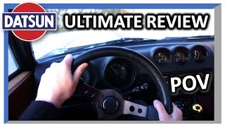 Whats It REALLY Like To Drive a Datsun 280z POV  Classic Nissan Z Canyon Run And Review S30 [upl. by Nalac]