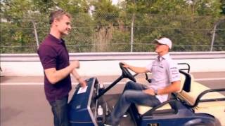 Michael schumacher gives david coulthard a ride at canada gp [upl. by Anihpled]