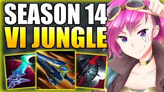 TAKE OVER THE GAME WITH VI JUNGLE AFTER THE SEASON 14 CHANGES  Gameplay Guide League of Legends [upl. by Parrish]